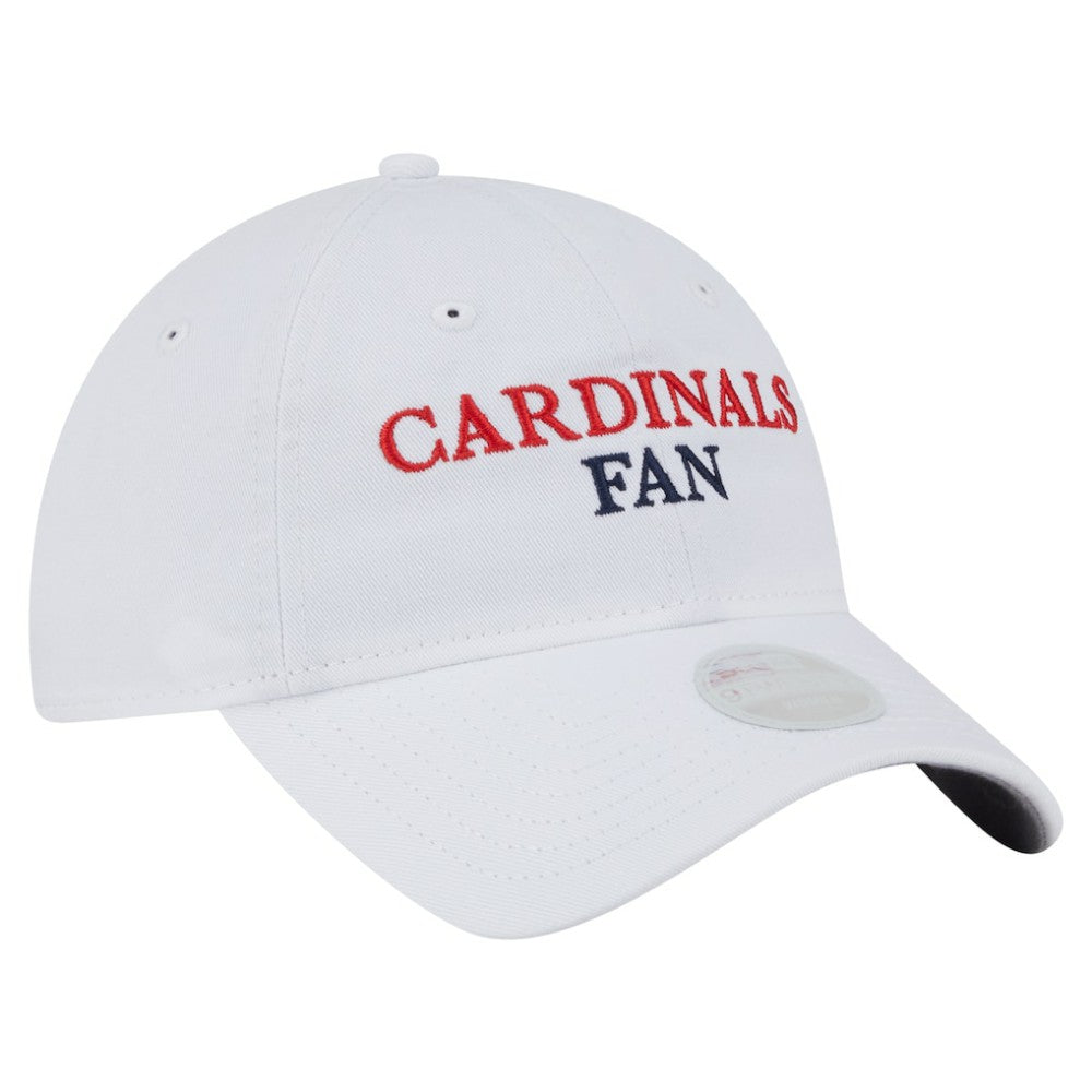 St. Louis Cardinals Women's Team Fan 9TWENTY Adjustable Hat - White | New Era