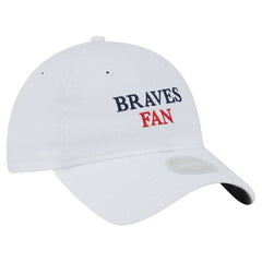 Atlanta Braves Women's Team Fan 9TWENTY Adjustable Hat - White | New Era