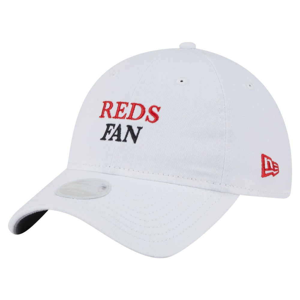 Cincinnati Reds Women's Team Fan 9TWENTY Adjustable Hat - White | New Era