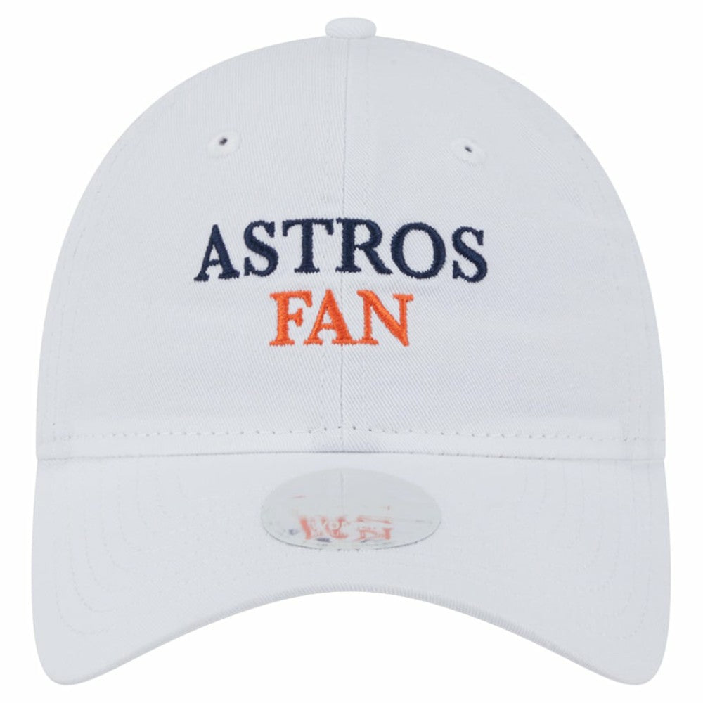 Houston Astros Women's Team Fan 9TWENTY Adjustable Hat - White | New Era