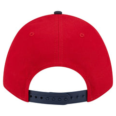 Washington Nationals Arch 9FORTY A-Frame M-Crown Adjustable Hat - Red/Navy | New Era