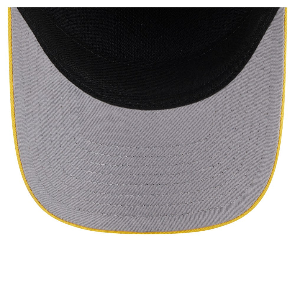 Milwaukee Brewers Arch 9FORTY A-Frame M-Crown Adjustable Hat - Navy/Gold | New Era