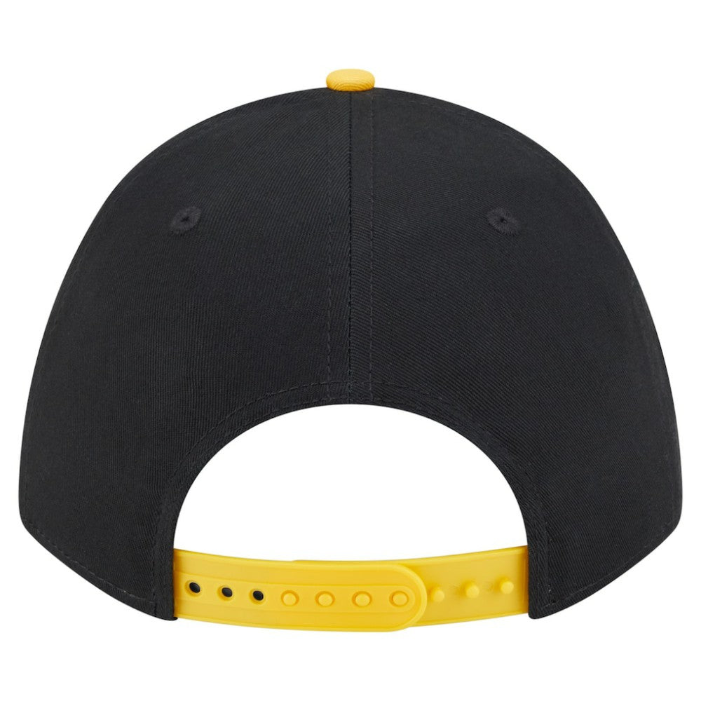 Pittsburgh Pirates Arch 9FORTY A-Frame M-Crown Adjustable Hat - Black/Gold | New Era