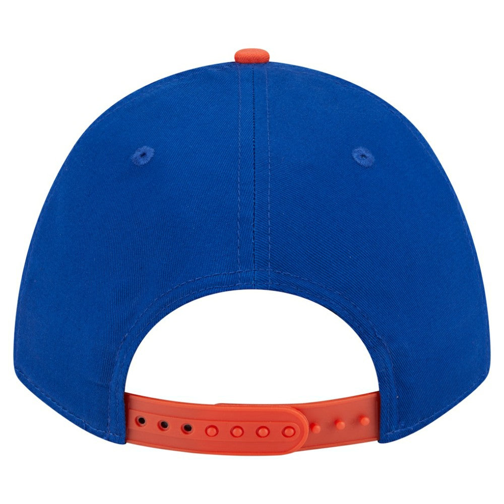 New York Mets Arch 9FORTY A-Frame M-Crown Adjustable Hat - Royal/Orange | New Era