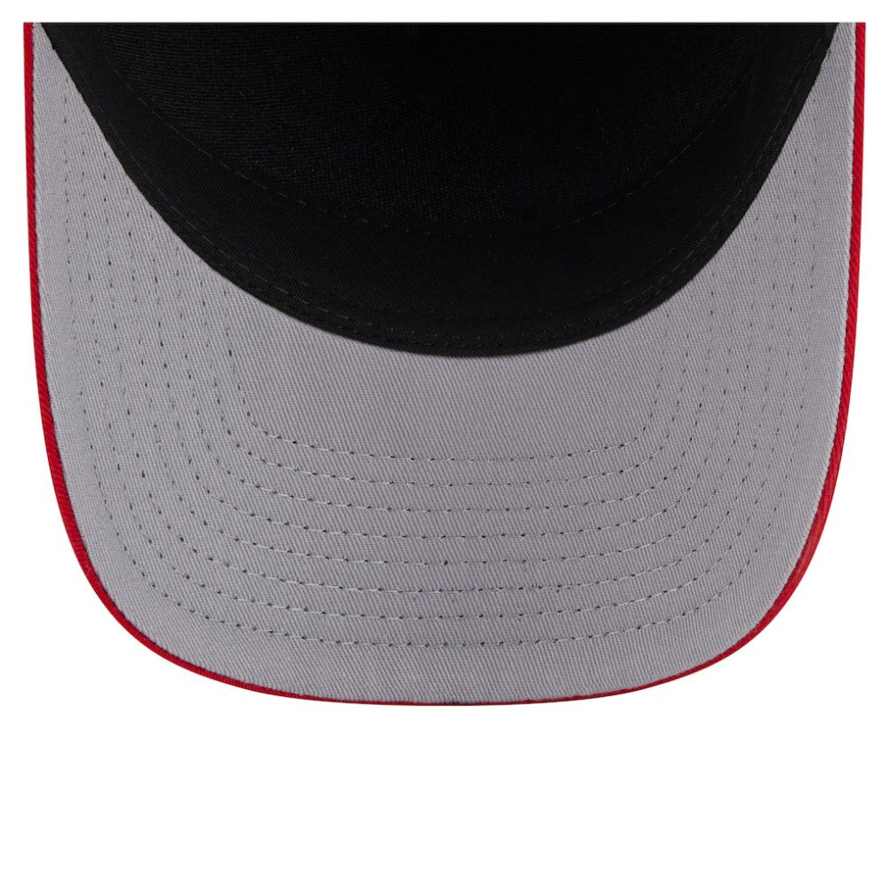 Texas Rangers Arch 9FORTY A-Frame M-Crown Adjustable Hat - Royal/Red | New Era