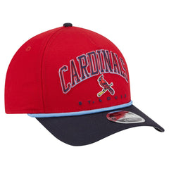 St. Louis Cardinals Arch 9FORTY A-Frame M-Crown Adjustable Hat - Red/Navy | New Era