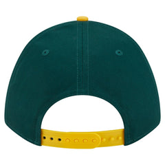 Athletics Arch 9FORTY A-Frame M-Crown Adjustable Hat - Green/Gold | New Era