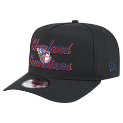Cleveland Guardians Chainstitch 9FIFTY A-Frame Snapback Hat - Black | New Era
