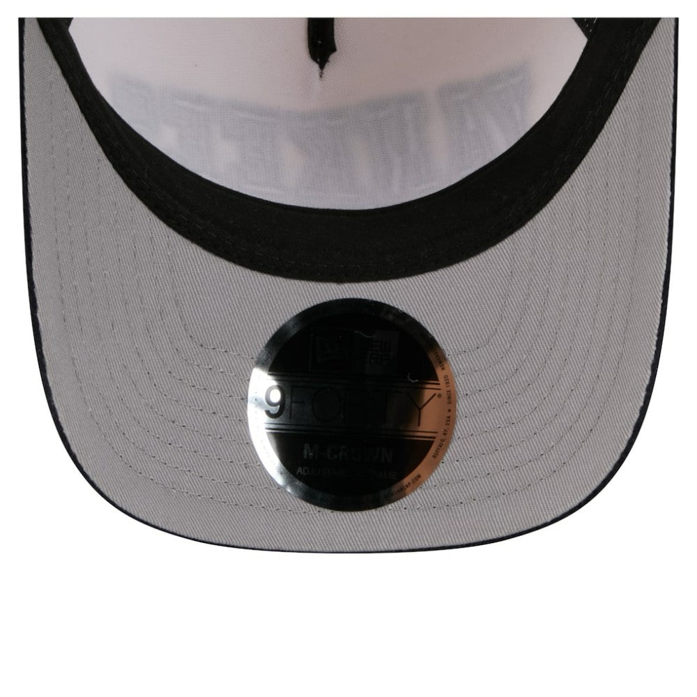 New York Yankees Sided Corduroy 9FORTY A-Frame Adjustable Hat - Cream/Navy | New Era