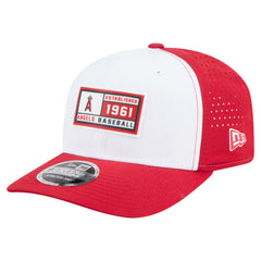 Los Angeles Angels Established Patch 9SEVENTY Adjustable Hat - White/Red | New Era