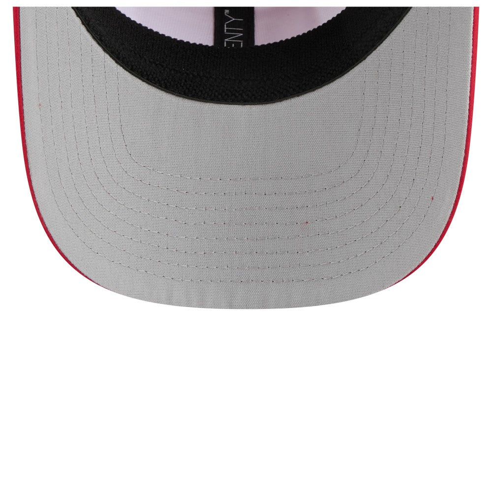 Los Angeles Angels Established Patch 9SEVENTY Adjustable Hat - White/Red | New Era
