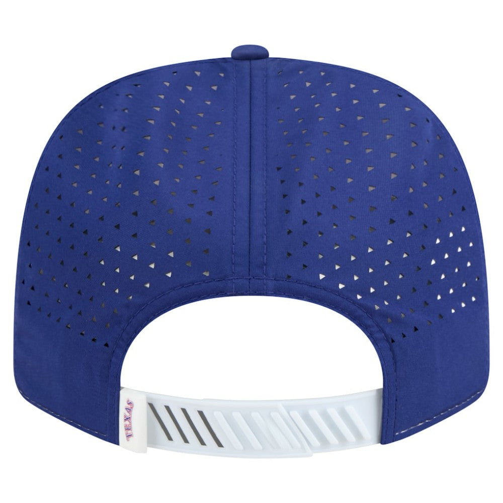 Texas Rangers Established Patch 9SEVENTY Adjustable Hat - White/Royal | New Era