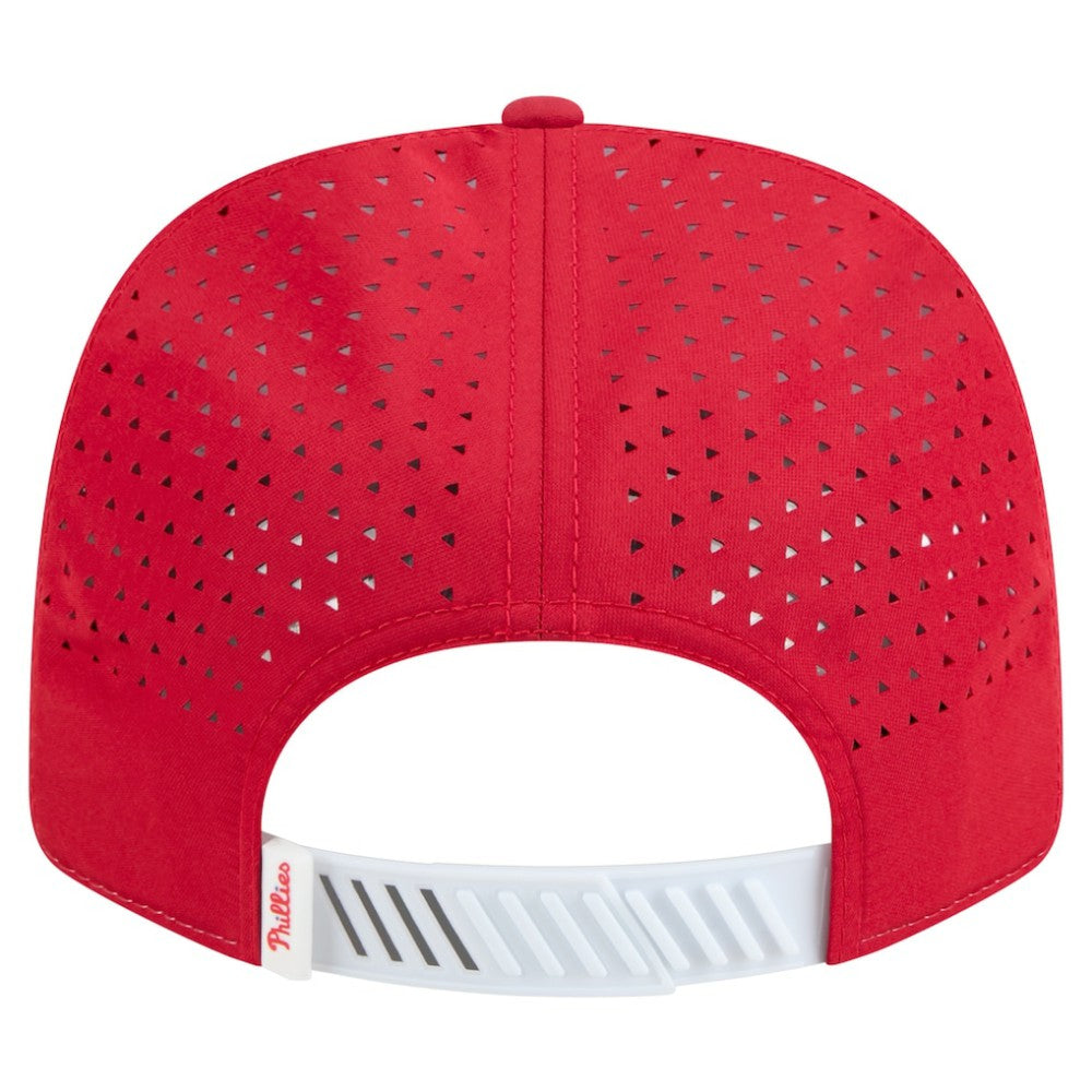 Philadelphia Phillies Established Patch 9SEVENTY Adjustable Hat - White/Red | New Era