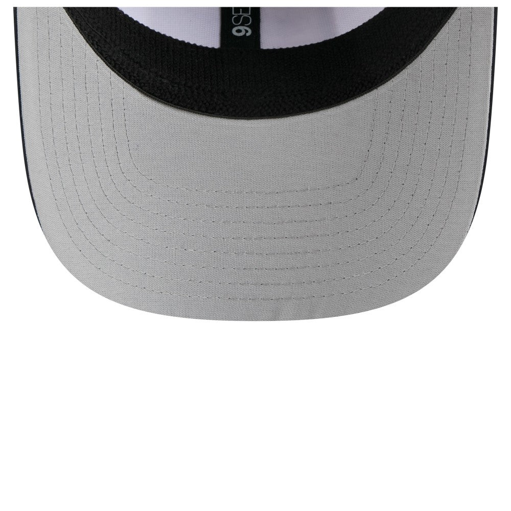 New York Yankees Established Patch 9SEVENTY Adjustable Hat - White/Navy | New Era