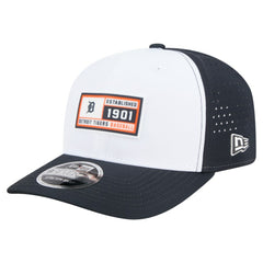 Detroit Tigers Established Patch 9SEVENTY Adjustable Hat - White/Navy | New Era