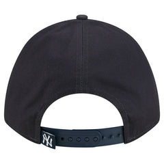 New York Yankees Women's Metallic A-Frame 9FORTY Adjustable Hat - Navy | New Era