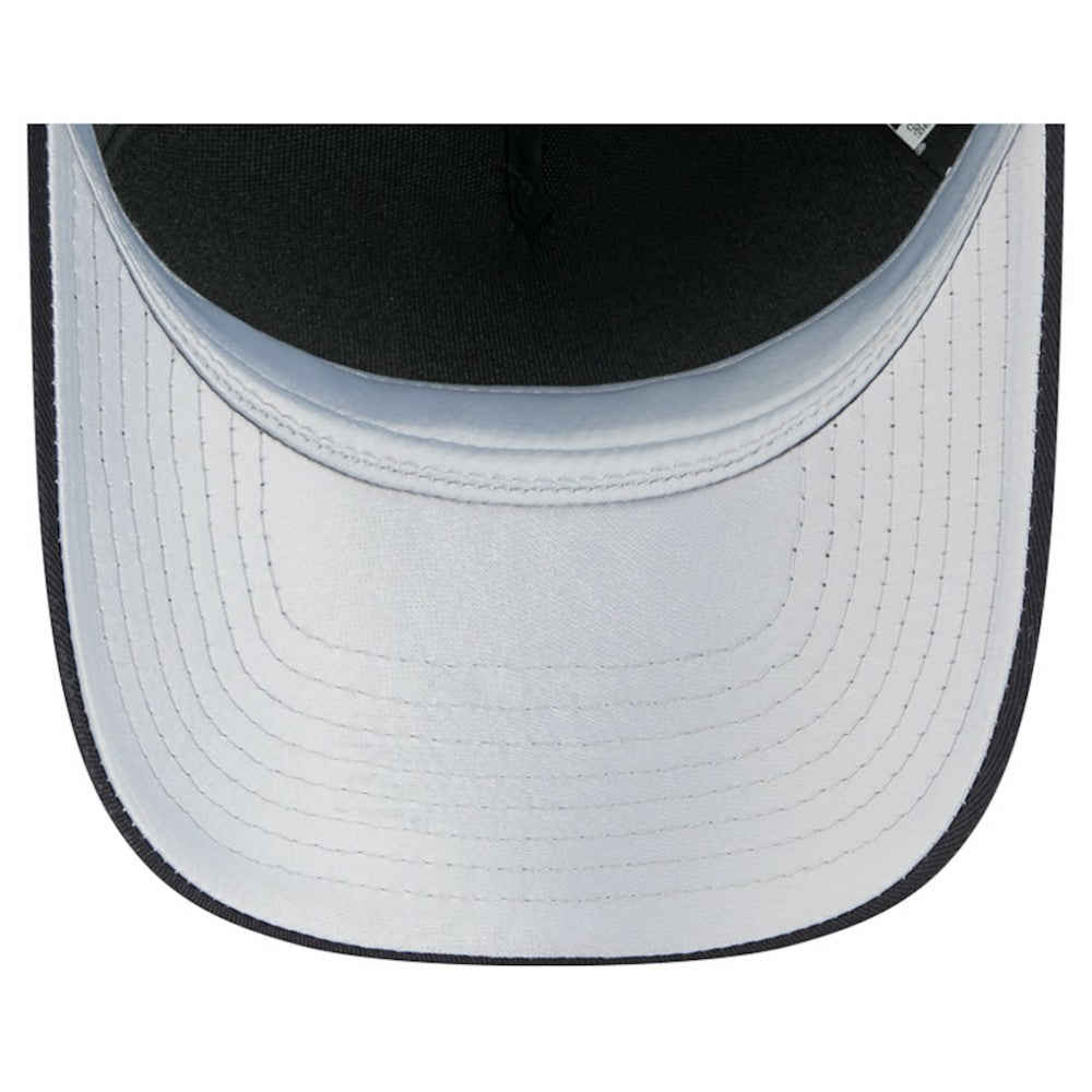 New York Yankees Women's Metallic A-Frame 9FORTY Adjustable Hat - Navy | New Era