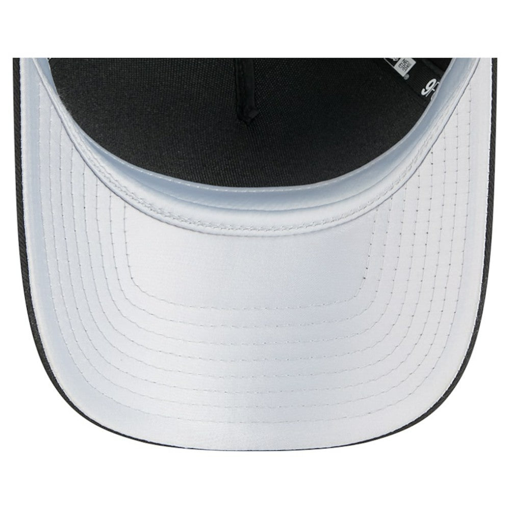 Chicago White Sox Women's Metallic A-Frame 9FORTY Adjustable Hat - Black | New Era