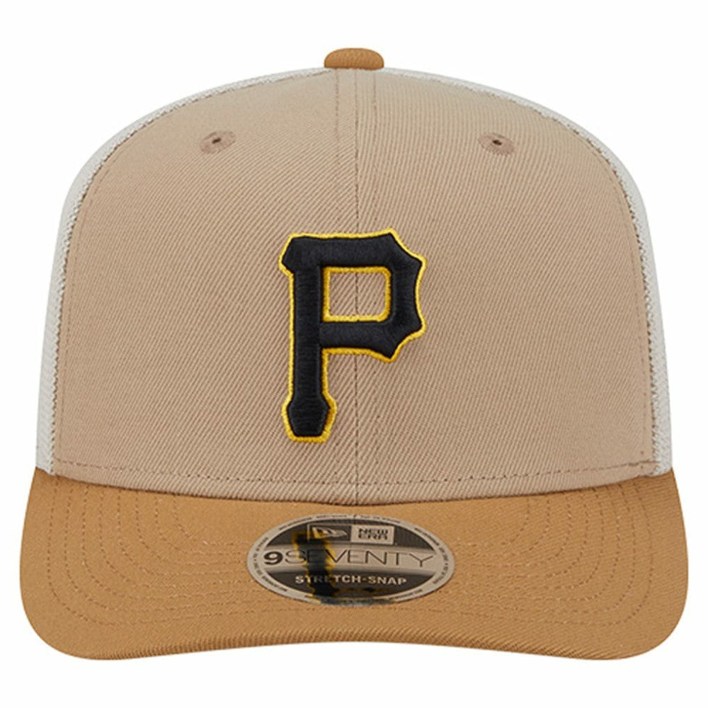 Pittsburgh Pirates 9SEVENTY Trucker Adjustable Hat - Stone | New Era