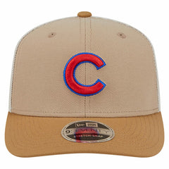Chicago Cubs 9SEVENTY Trucker Adjustable Hat - Stone | New Era