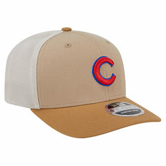 Chicago Cubs 9SEVENTY Trucker Adjustable Hat - Stone | New Era