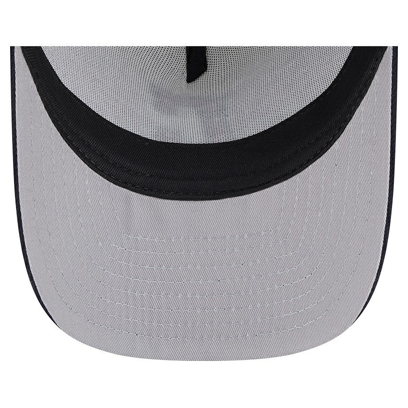 Cleveland Guardians Banner A-Frame 9FIFTY Trucker Snapback Hat - Cream/Navy | New Era