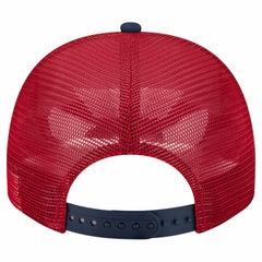 St. Louis Cardinals Banner A-Frame 9FIFTY Trucker Snapback Hat - Cream/Red | New Era