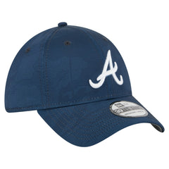 Atlanta Braves Tonal Camo 39THIRTY Flex Hat - Navy | New Era