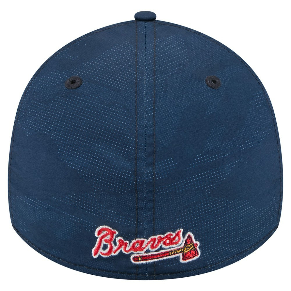 Atlanta Braves Tonal Camo 39THIRTY Flex Hat - Navy | New Era