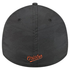 Baltimore Orioles Tonal Camo 39THIRTY Flex Hat - Black | New Era