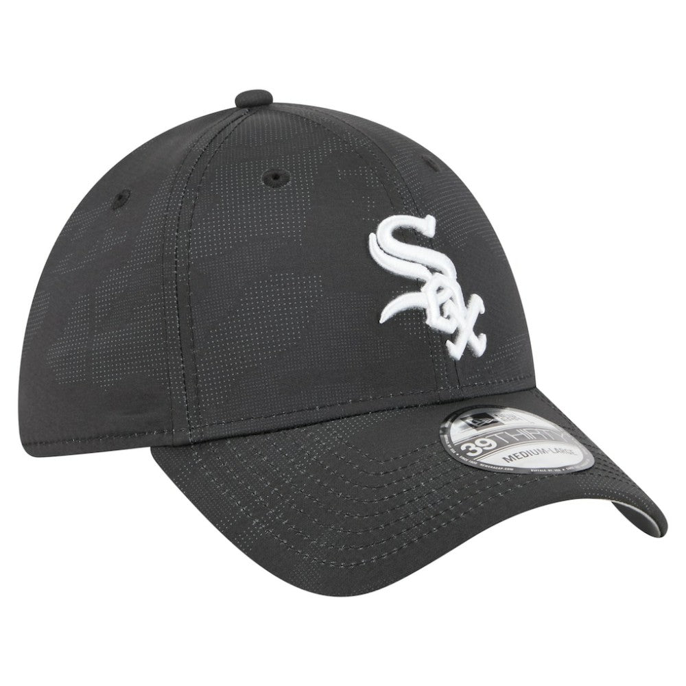 Chicago White Sox Tonal Camo 39THIRTY Flex Hat - Black | New Era