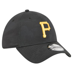 Pittsburgh Pirates Tonal Camo 39THIRTY Flex Hat - Black | New Era