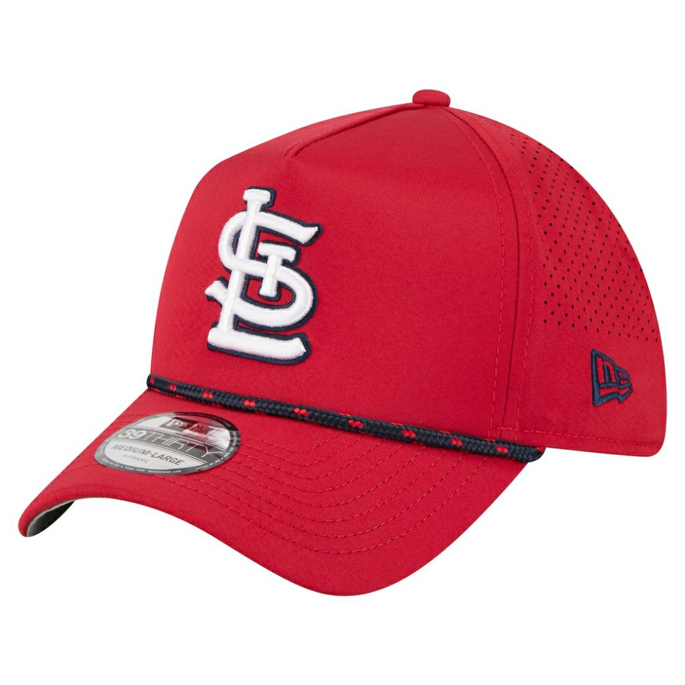 St. Louis Cardinals 39THIRTY A-Frame Perforated Flex Hat - Red | New Era