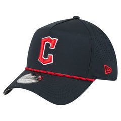 Cleveland Guardians 39THIRTY A-Frame Perforated Flex Hat - Navy | New Era