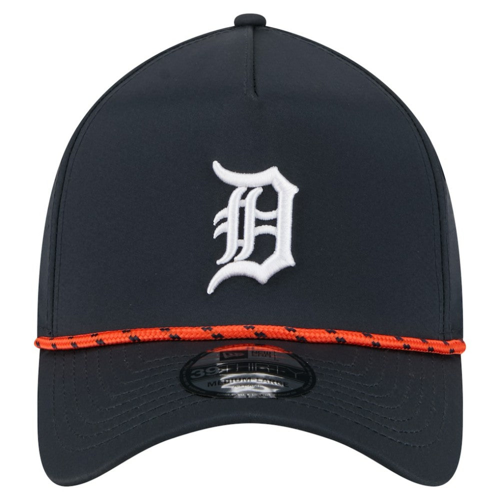 Detroit Tigers 39THIRTY A-Frame Perforated Flex Hat - Navy | New Era