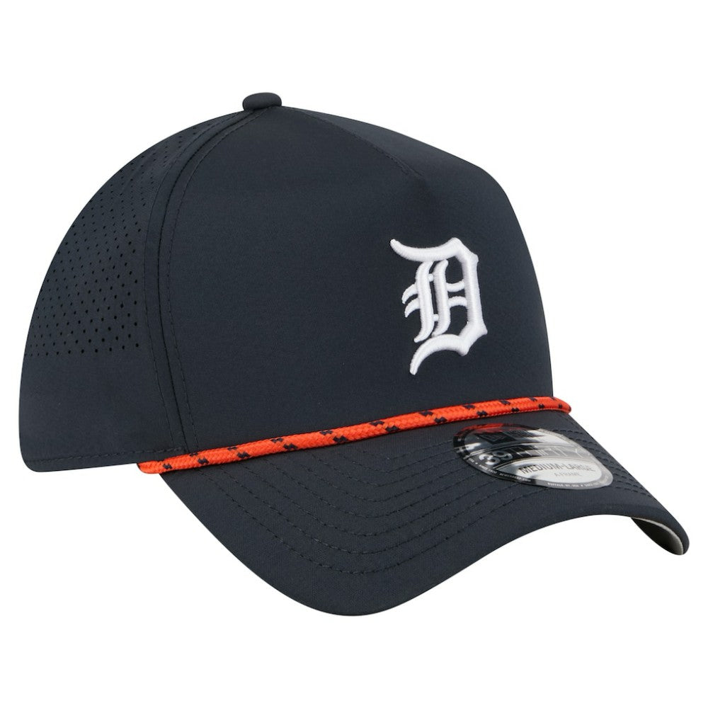 Detroit Tigers 39THIRTY A-Frame Perforated Flex Hat - Navy | New Era