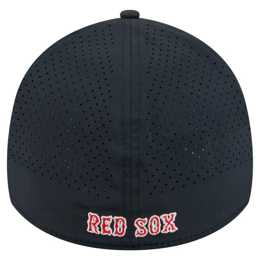 Boston Red Sox 39THIRTY A-Frame Perforated Flex Hat - Navy | New Era