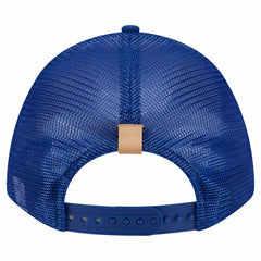 Chicago Cubs Text A-Frame Trucker 9FORTY Hat - Stone/Royal | New Era