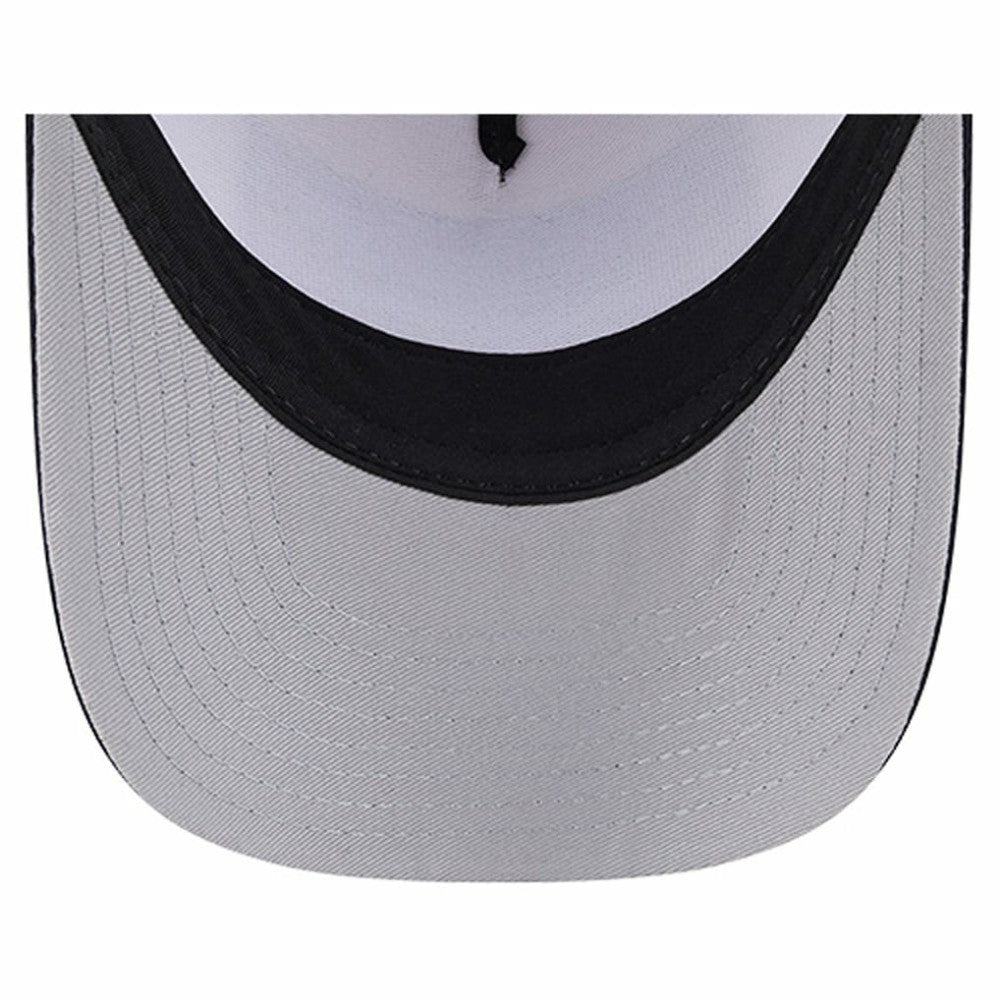 Detroit Tigers Text A-Frame Trucker 9FORTY Hat - Stone/Navy | New Era