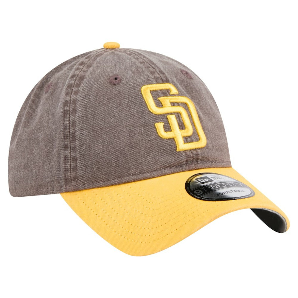 San Diego Padres Select 9TWENTY Adjustable Hat - Brown/Gold | New Era