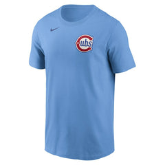 Chicago Cubs Alternate Wordmark T-Shirt - Baby Blue | Nike
