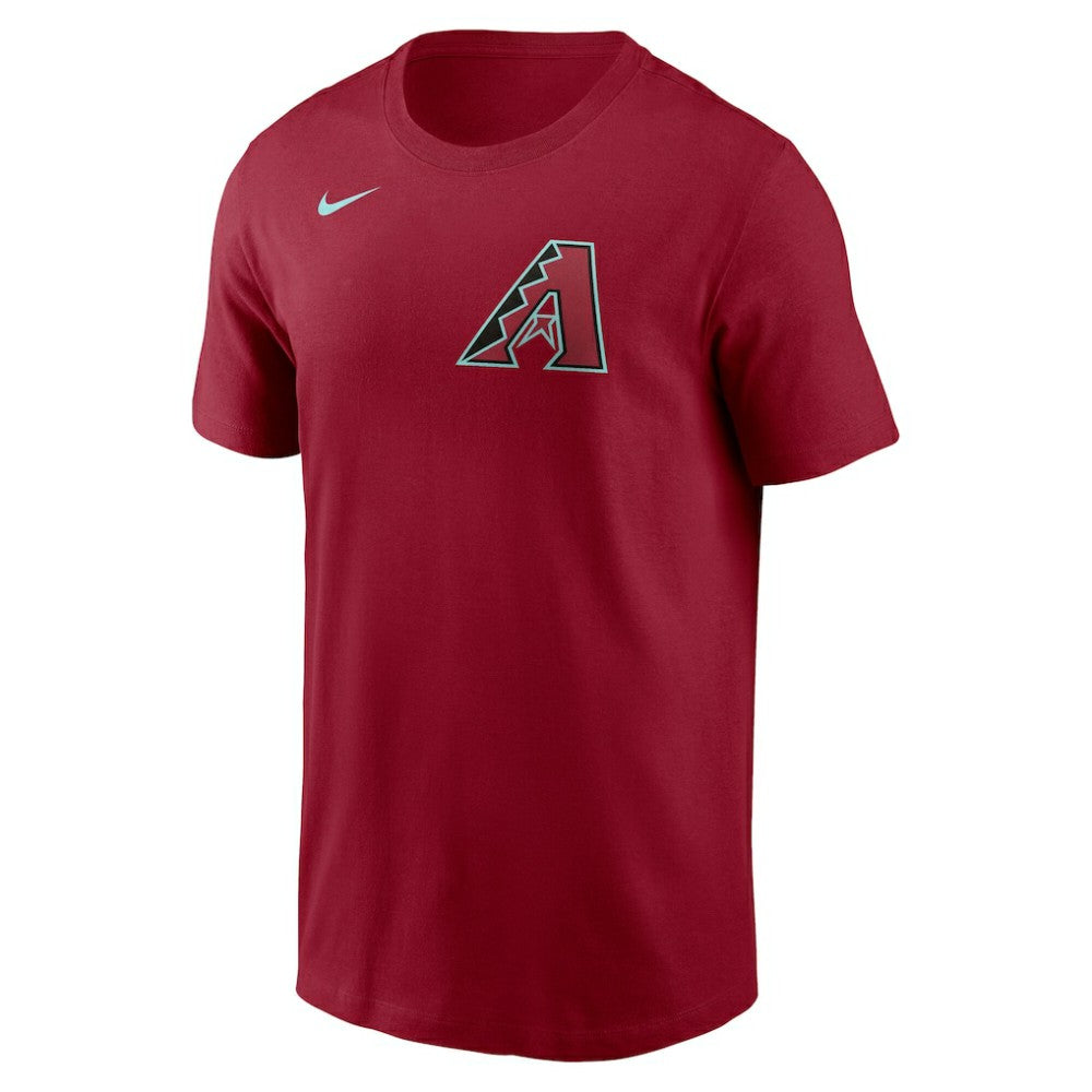 Corbin Burnes Arizona Diamondbacks Fuse Name & Number T-Shirt - Red | Nike