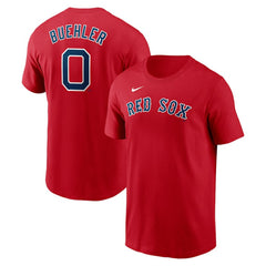 Walker Buehler Boston Red Sox Fuse Name & Number T-Shirt - Red | Nike