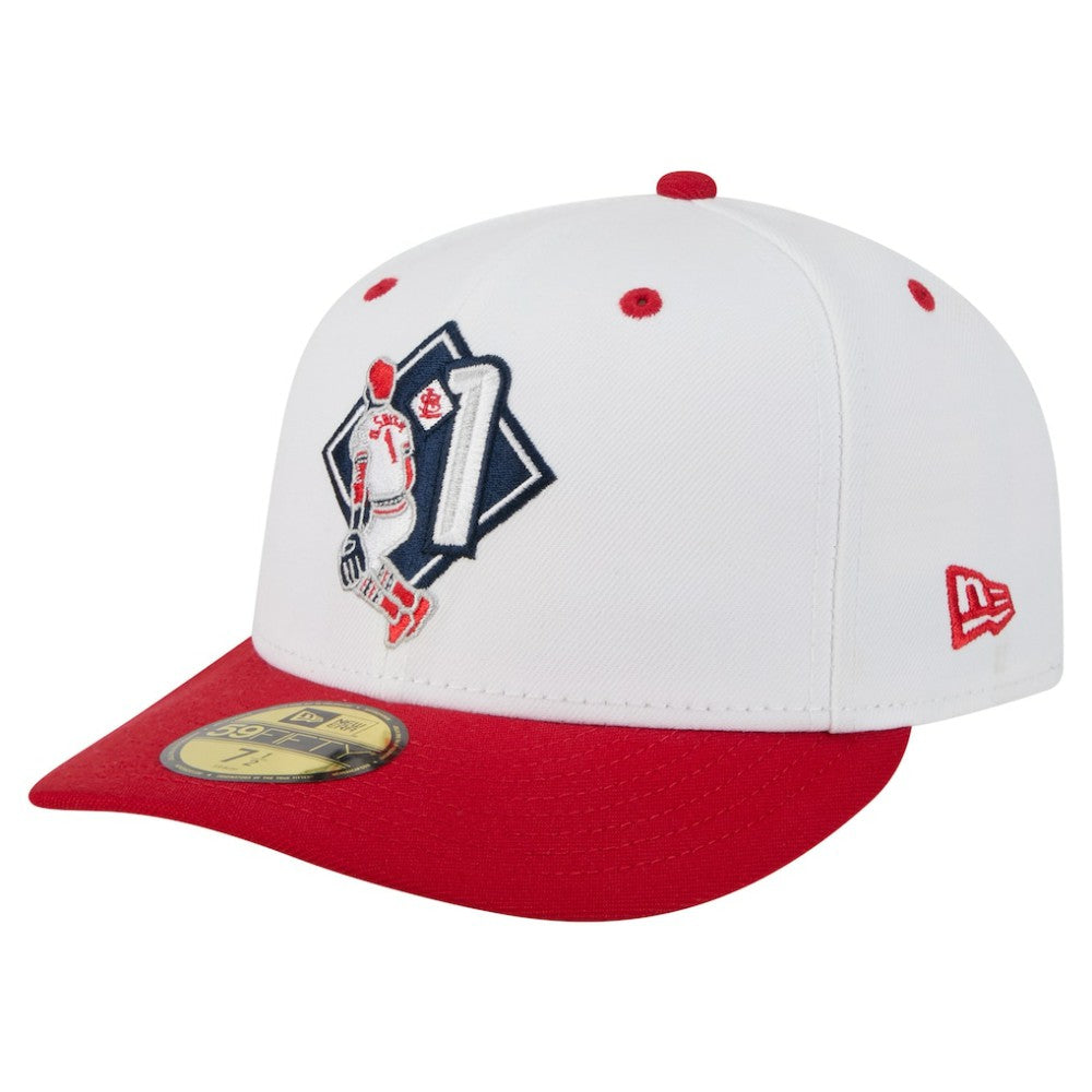 Ozzie Smith St. Louis Cardinals 59FIFTY Fitted Hat - White | New Era