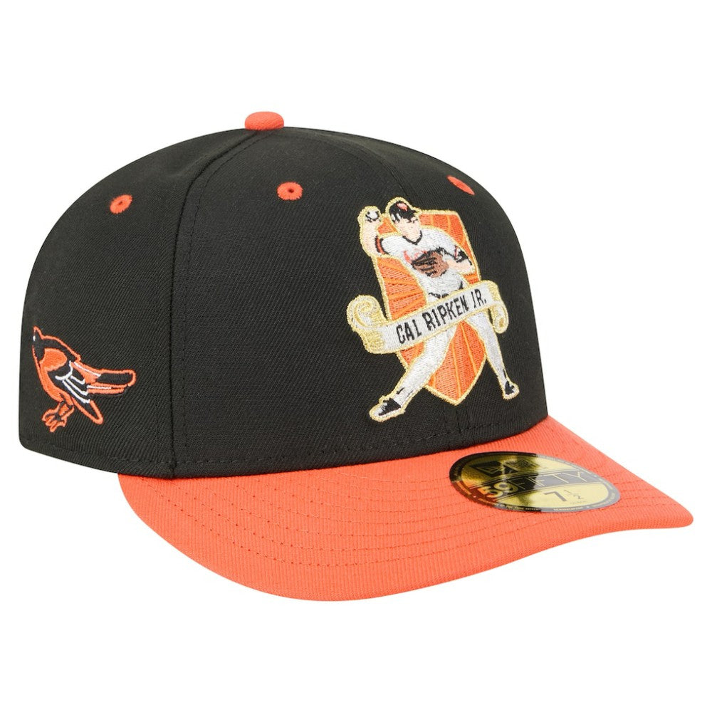 Cal Ripken Jr. Baltimore Orioles 59FIFTY Fitted Hat - Black | New Era