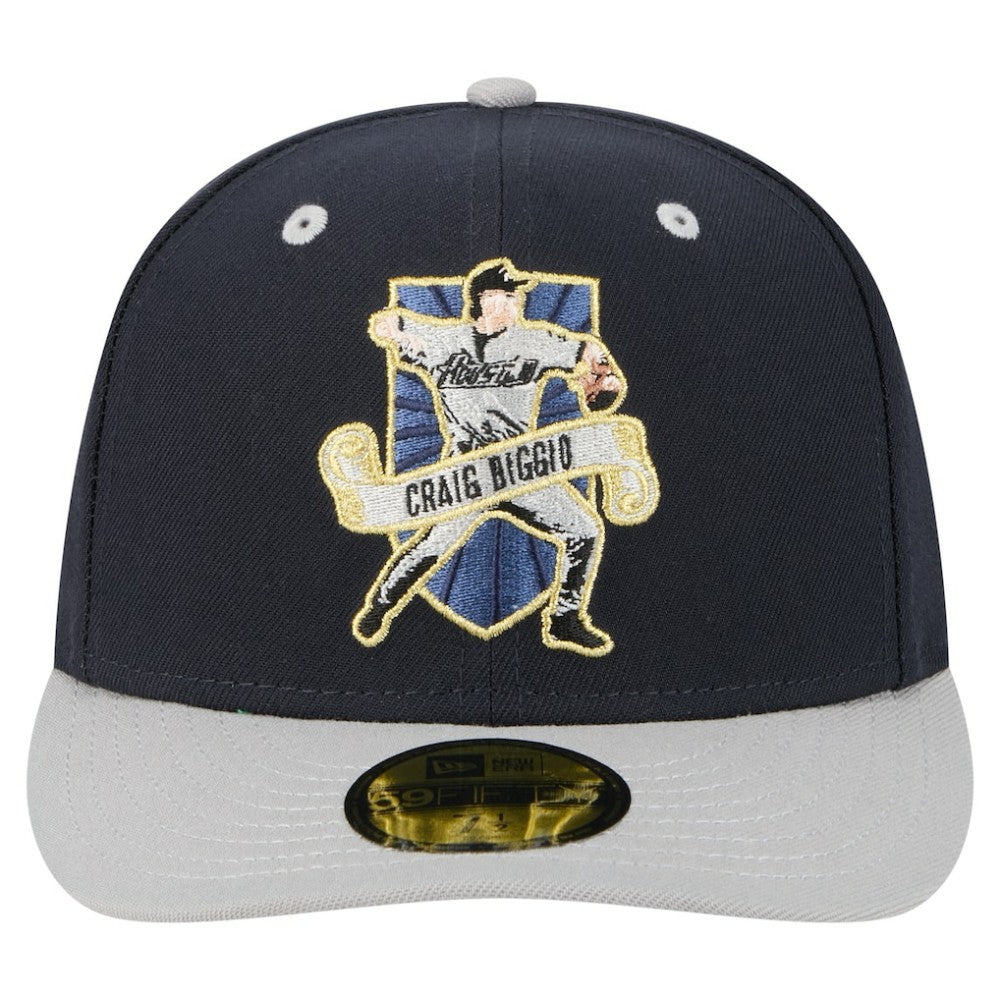 Craig Biggio Houston Astros 59FIFTY Fitted Hat - Navy | New Era