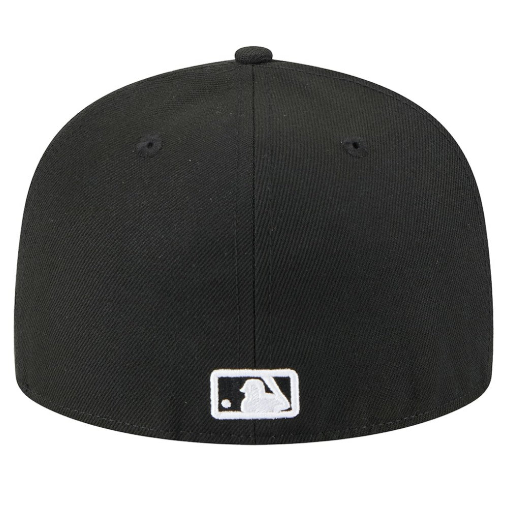 Tampa Bay Rays Tri-Hit 59FIFTY Fitted Hat - Black | New Era