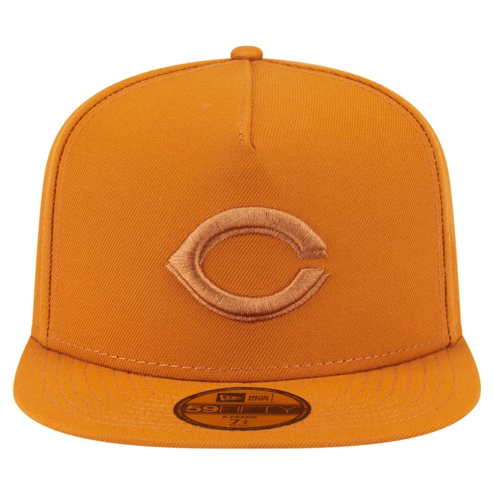Cincinnati Reds Color Pack A-Frame 59FIFTY Fitted Hat - Orange | New Era