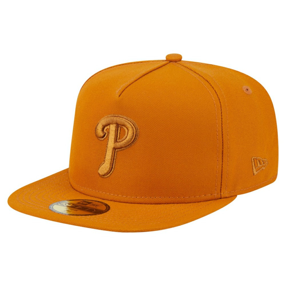 Philadelphia Phillies Color Pack A-Frame 59FIFTY Fitted Hat - Orange | New Era