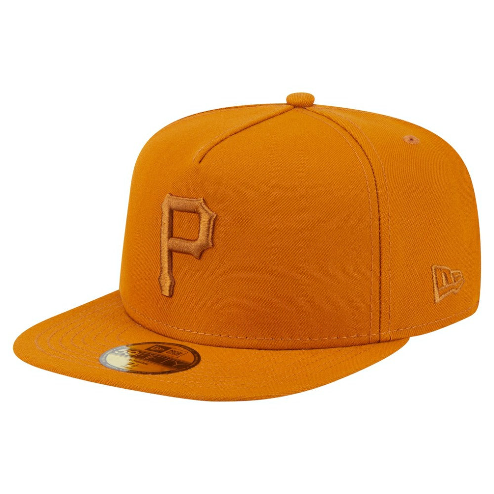 Pittsburgh Pirates Color Pack A-Frame 59FIFTY Fitted Hat - Orange | New Era